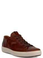 Ecco Soft 7 Premier Sneaker In Cognac