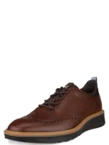 Ecco St.1 Hybrid Wingtip Derby In Cognac