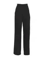 Edeline Lee Twist Tailored Trousers In Black