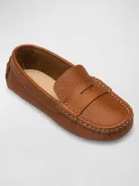 Elephantito Boy's Lakke Driver Loafers, Baby/toddler/kids In Tan