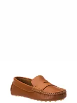 Elephantito Kids' Lakke Driving Loafer In Tan