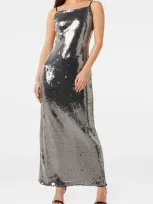 Ever New Corey Sequin Slipdress In Slate Grey