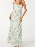 Ever New Poppy Floral Ruffle Maxi Dress In Light Merton Floral