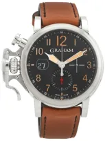 Graham Chronograph Automatic Black Dial Men's Watch 2cvds.b36a In Black / Brown