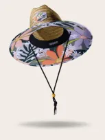 Hemlock Barbados Straw Lifeguard Hat In Multi