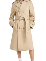 Hommegirls Classic Khaki Trench Coat Khaki