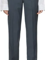 Hommegirls Gray Classic Trousers