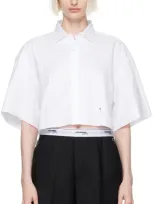 Hommegirls White Oversized Cut Shirt