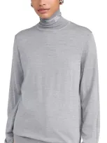 Hommegirls Wool Turtleneck Heather Grey