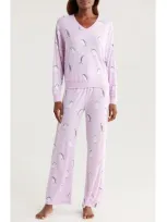 Honeydew Star Seeker Pajamas In Lavender Penguins