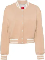 Hugo Arita Bomber Jacket In Neutrals