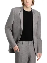 Hugo Arti Melange Jersey Extra Slim Fit Suit Jacket In Dark Brown