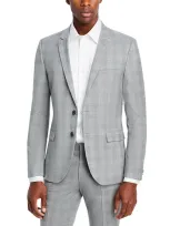 Hugo Arti Plaid Extra Slim Fit Suit Jacket In Medium Grey