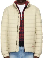 Hugo Beige Insulated Puffer Jacket In 281-open Beige