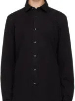 Hugo Black Extra-slim-fit Shirt In 001-black