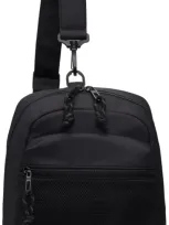 Hugo Black Monostrap Backpack In 001-black