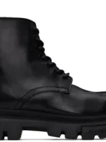 Hugo Black Polished Leather Boots