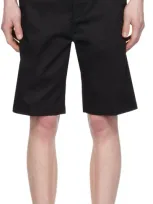 Hugo Black Regular-fit Shorts In 001-black