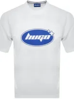 Hugo Blue Nugoclean T Shirt White