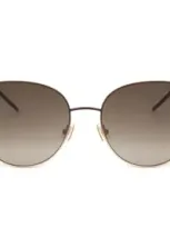 Hugo Boss Boss  Butterfly Frame Sunglasses In Brown