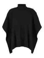 Hugo Boss Black Nylon Blend Cape