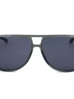 Hugo Boss Boss  Pilot Frame Sunglasses In Green