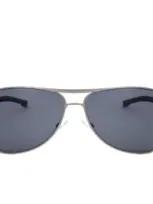 Hugo Boss Boss  Pilot Frame Sunglasses In Silver