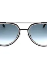 Hugo Boss Boss  Pilot Frame Sunglasses In Blue