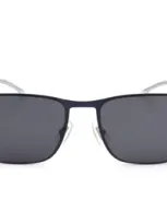 Hugo Boss Boss  Rectangular Frame Sunglasses In Black