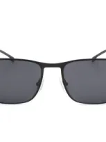 Hugo Boss Boss  Rectangular Frame Sunglasses In Black