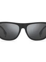 Hugo Boss Boss  Rectangular Frame Sunglasses In Black