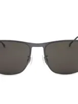 Hugo Boss Boss  Rectangular Frame Sunglasses In Brown