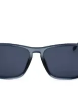 Hugo Boss Boss  Rectangular Frame Sunglasses In Blue