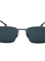 Hugo Boss Boss  Rectangular Frame Sunglasses In Grey