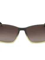 Hugo Boss Boss  Rectangular Frame Sunglasses In Brown