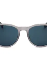 Hugo Boss Boss  Round Frame Sunglasses In Gray