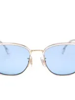 Hugo Boss Boss  Square Frame Sunglasses In Gold