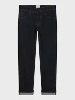 Hugo Boss Kids' Boy's Jeans W/ Logo Label In Rinse Wash