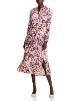 Hugo Boss Davivio Dress In Hope Flower Fantasy