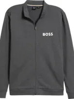 Hugo Boss Ease Track Jacket In Grey