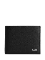 Hugo Boss Highway Leather Bifold Wallet In Black