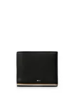 Hugo Boss Leather Wallet In Black