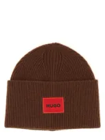 Hugo Boss Logo In Brown