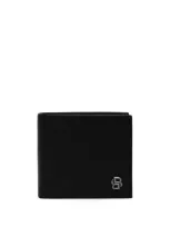 Hugo Boss Logo-charm Wallet In Black