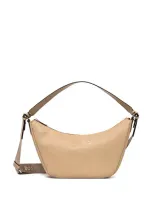 Hugo Boss Logo-debossed Crossbody Bag In Neutrals