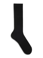 Hugo Boss Men's Soft Touch Socks In Black