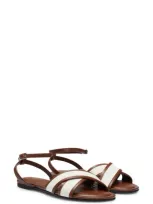 Hugo Boss Millie Sandal In Rust