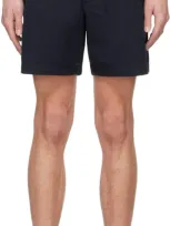 Hugo Boss Navy Drawstring Shorts In 404-dark Blue