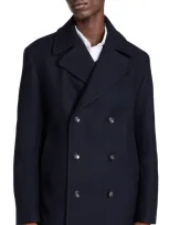 Hugo Boss Pea Coat Dark Blue