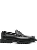 Hugo Boss Richayl Loafers In Braun